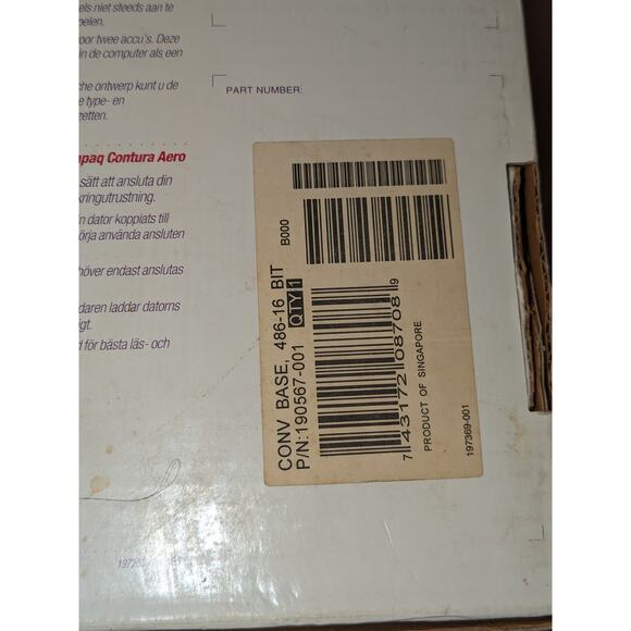 Vintage COMPAQ Contura Aero 4/25 4/33c Docking System / Convenience Base Dock - Picture 9 of 9